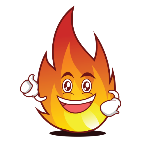 Улыбающий огонь для дошкольников