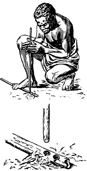 Добывание огня в древности