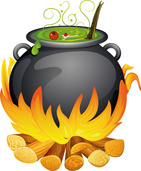 Котел на огне