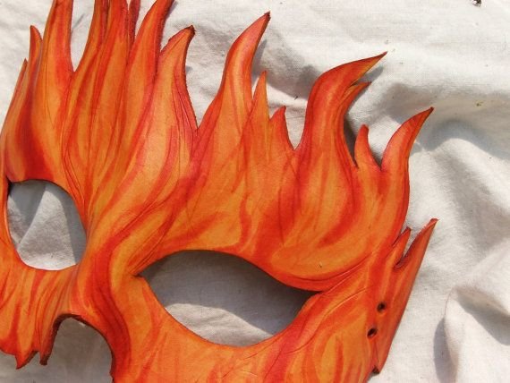 Картинки маска огонь (63 фото)