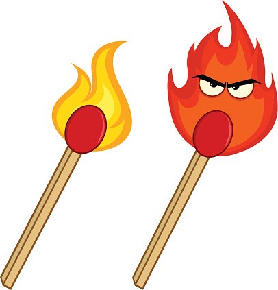 Спичка мультяшный