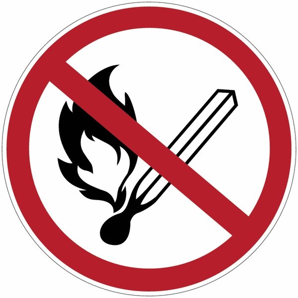 Знак не разжигать костер