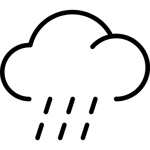 Условный знак дождя