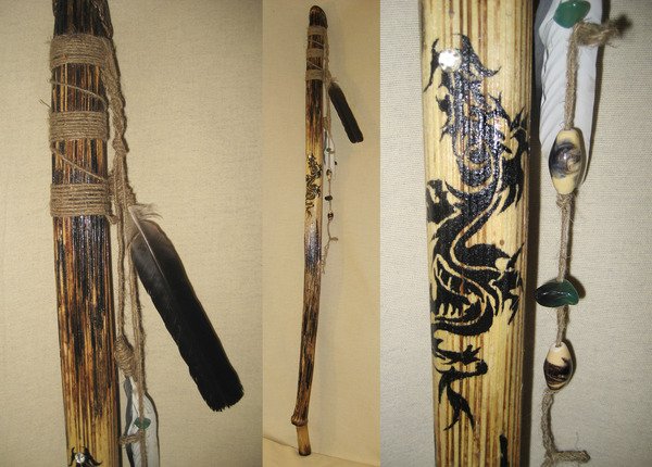 Декор посоха дождя