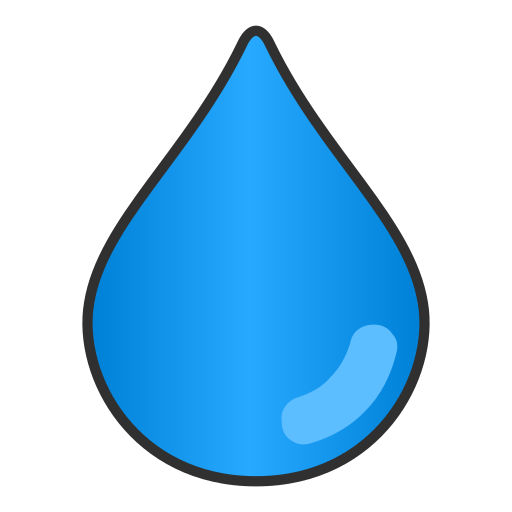 Капля мультяшная