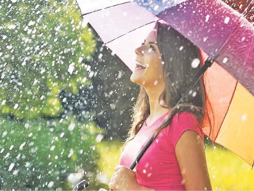 Лето июнь дождь