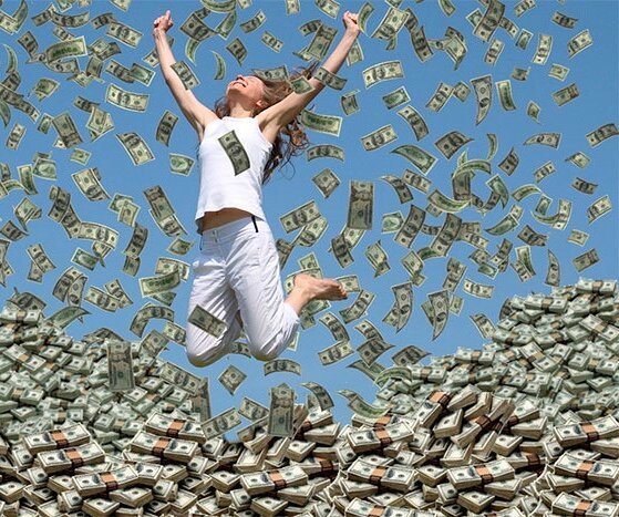 Купаться в деньгах