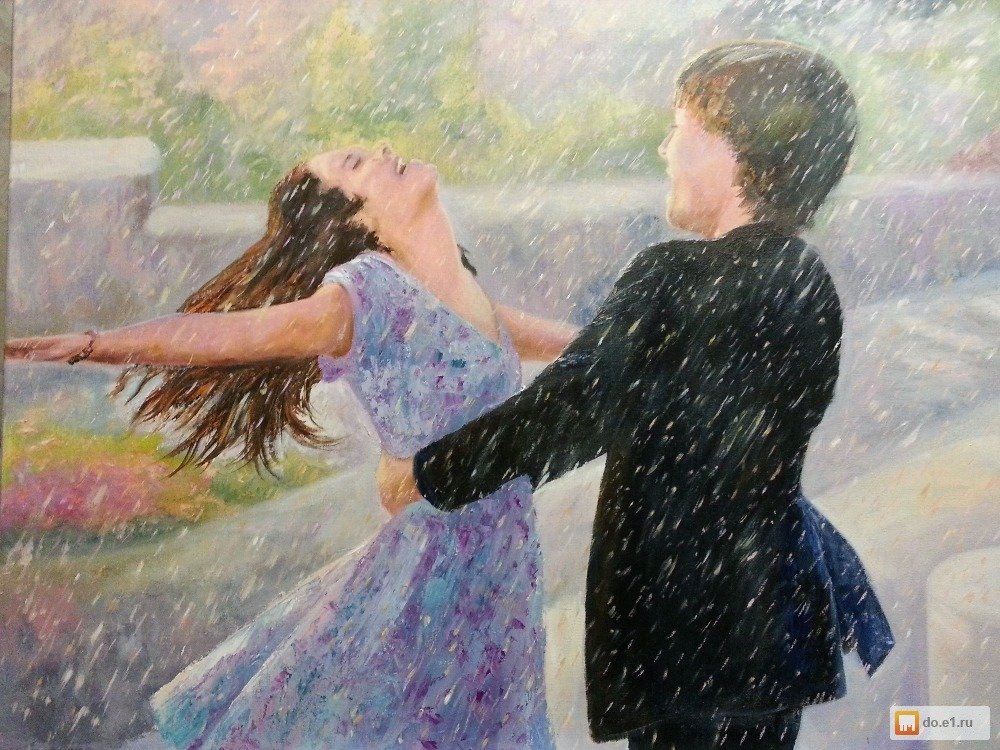 Песня дождь и двое в путь. Счастье под дождем. Картина влюбленные. Двое танцуют под дождем. Картина двое.