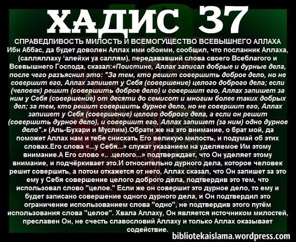 Справедливость в Исламе хадисы