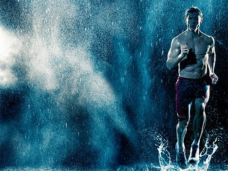 Бег под дождем