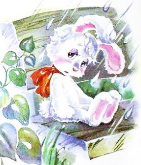 Иллюстрация к стихотворению Барто Зайка