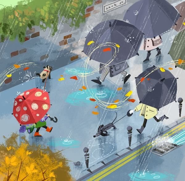 Гуляние под дождем