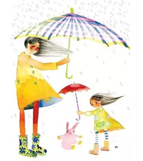 Рисуем зонтик с детьми