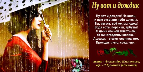 Вот и дождик