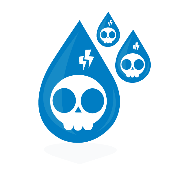 Кислотные дожди значок