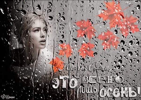 Гиф осенняя грусть