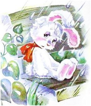 Иллюстрация к стихотворению Барто Зайка