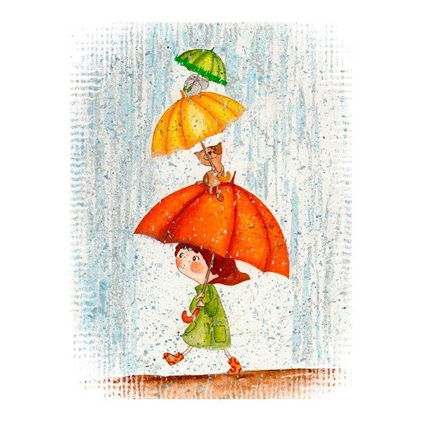 Хорошего настроения в дождливую осень