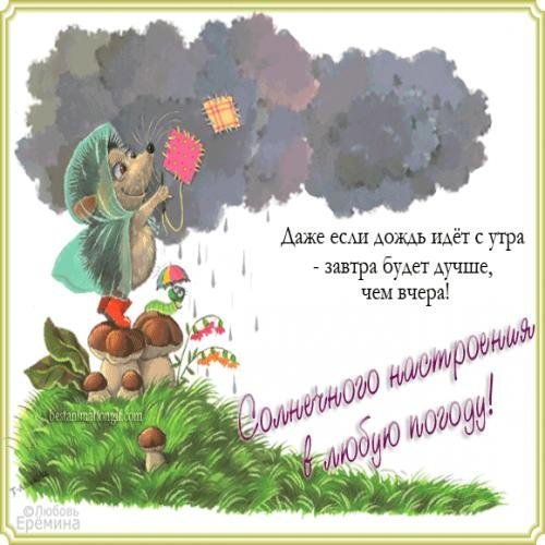 Даже если дождь, хорошего дня и настроения