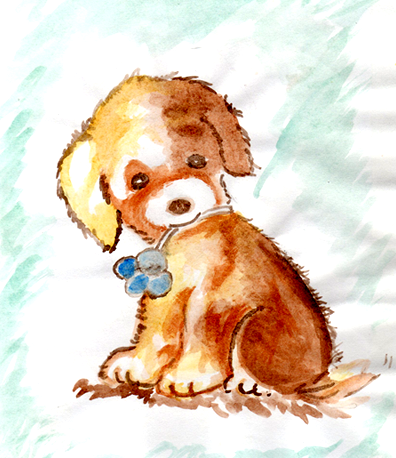 Щенок картинка для детей