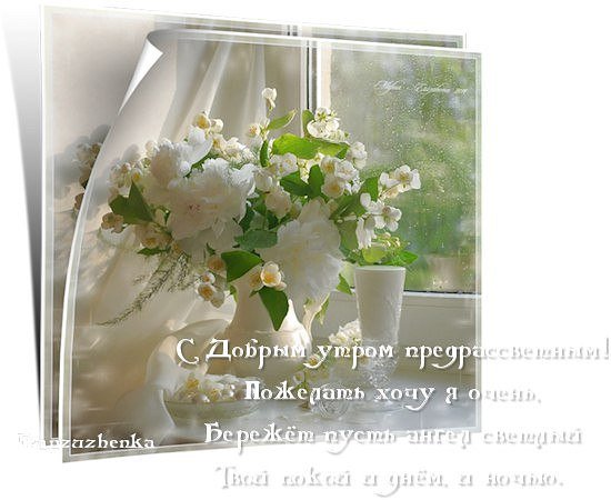 Доброе утро даже если дождь