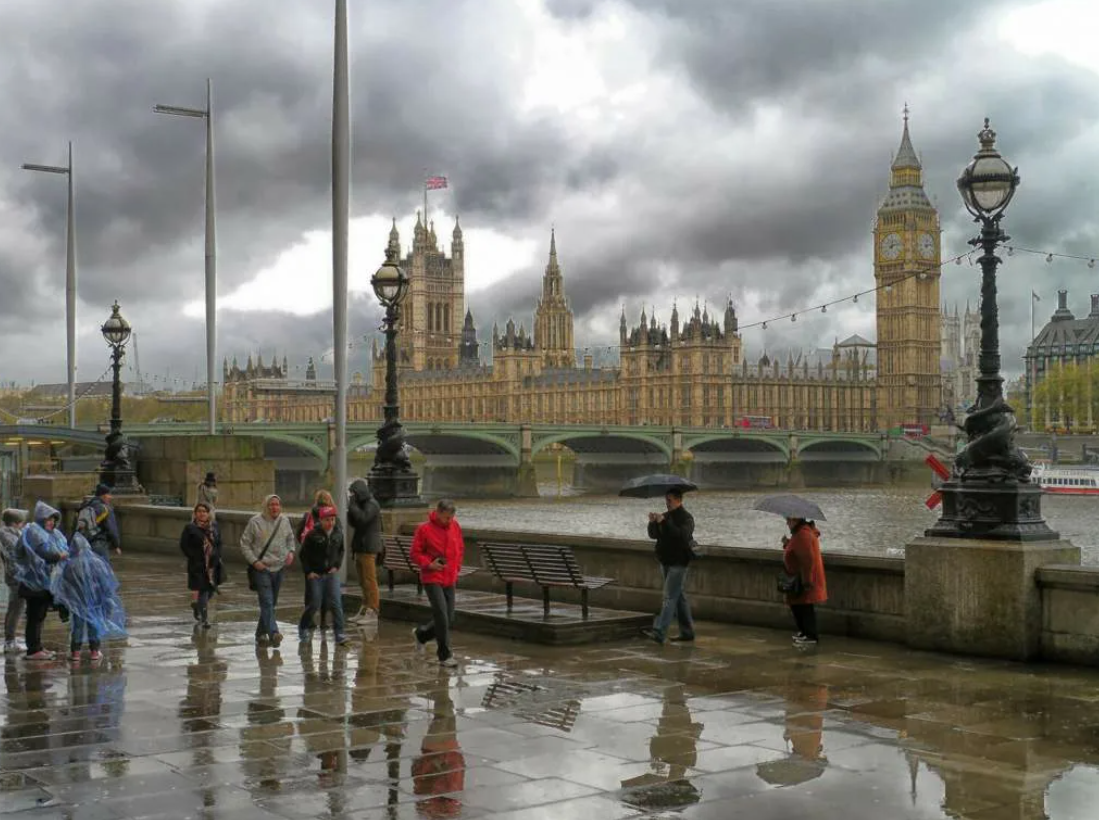 Дождь в лондоне