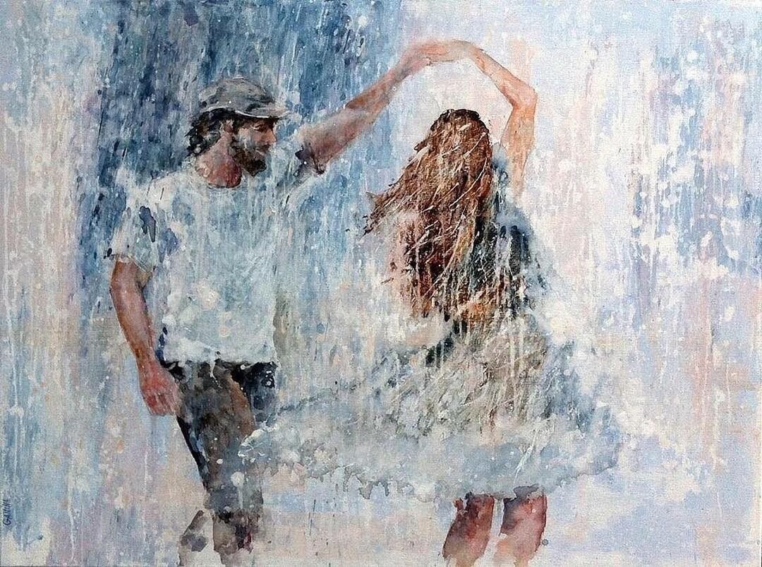 картинки дождя танцующего
