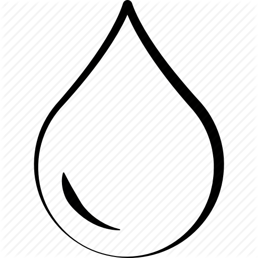 Капля контур