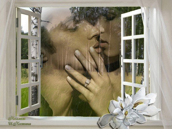 Ждет любимого у окна