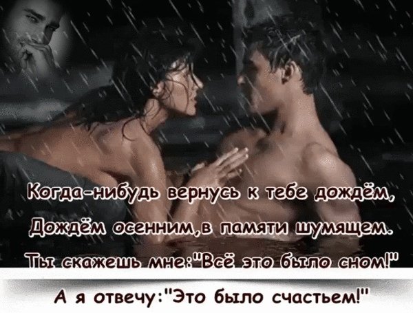 Стихи я вернусь к тебе дождем