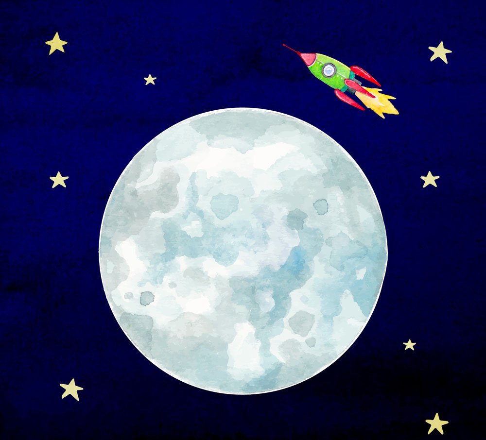 Рисунок луны в космосе. Луна в космосе для детей. Луна для детского сада. Луна рисунок. Луна картинка для детей.