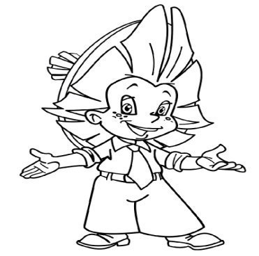 Незнайка и его друзья черно белая