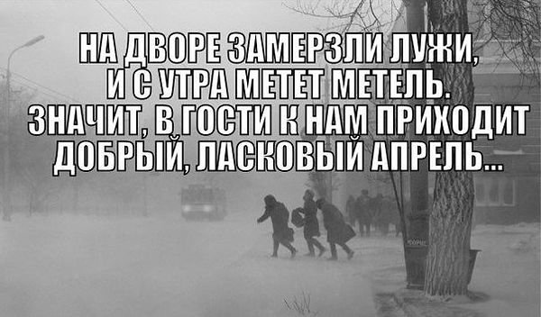 Прикольные высказывания про апрель