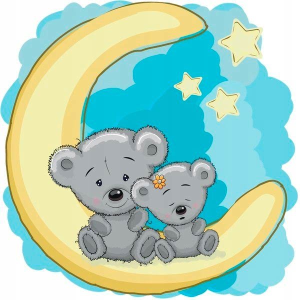 Мишка на Луне