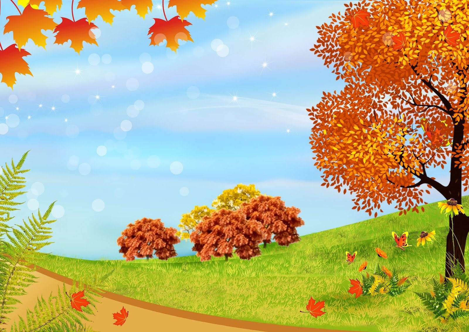 Осень детские картинки. Осень для детей. Мультяшная природа осень. Осень природа для садика. Осенний баннер для детского сада.