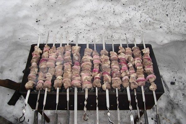Зимний шашлык