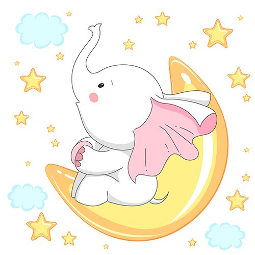 Слоник на месяце