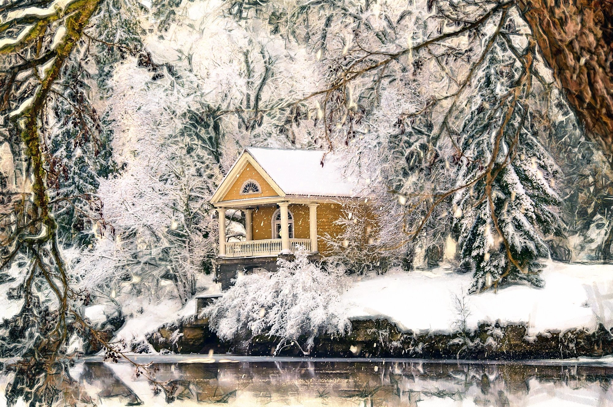 Картинки снежный дом для детей (63 фото)