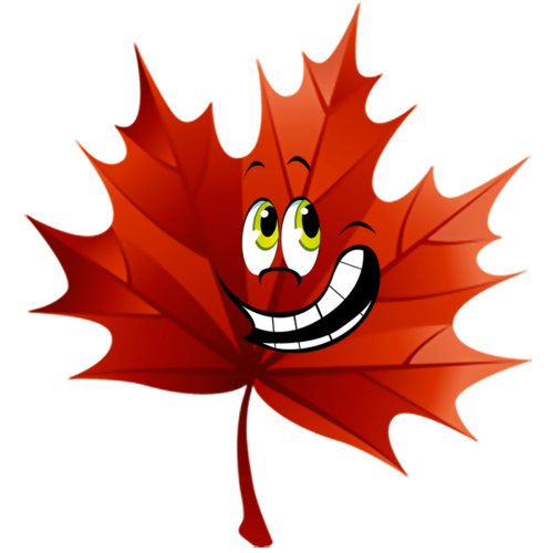Веселые осенние листочки