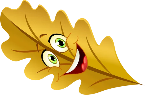 Веселые осенние листочки