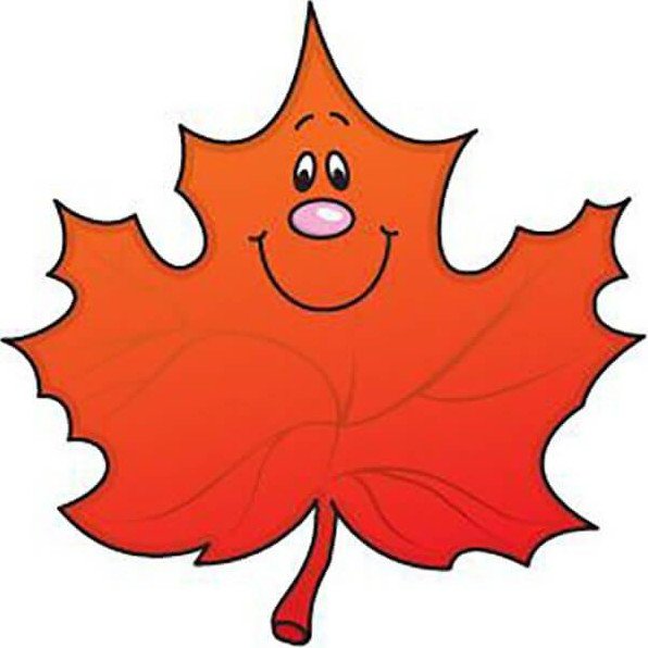 Осенние листочки с мордочками