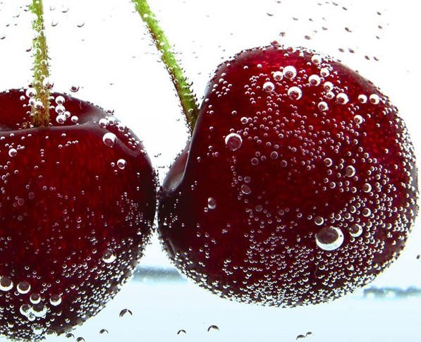 Зимняя вишня рисунок