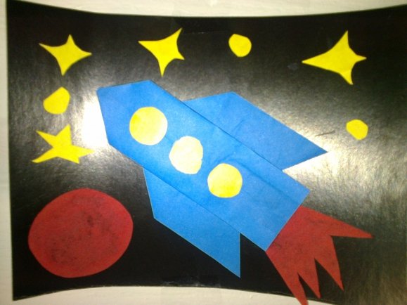 Картинки аппликация полет на луну (69 фото)