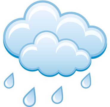 Облако со снежинками