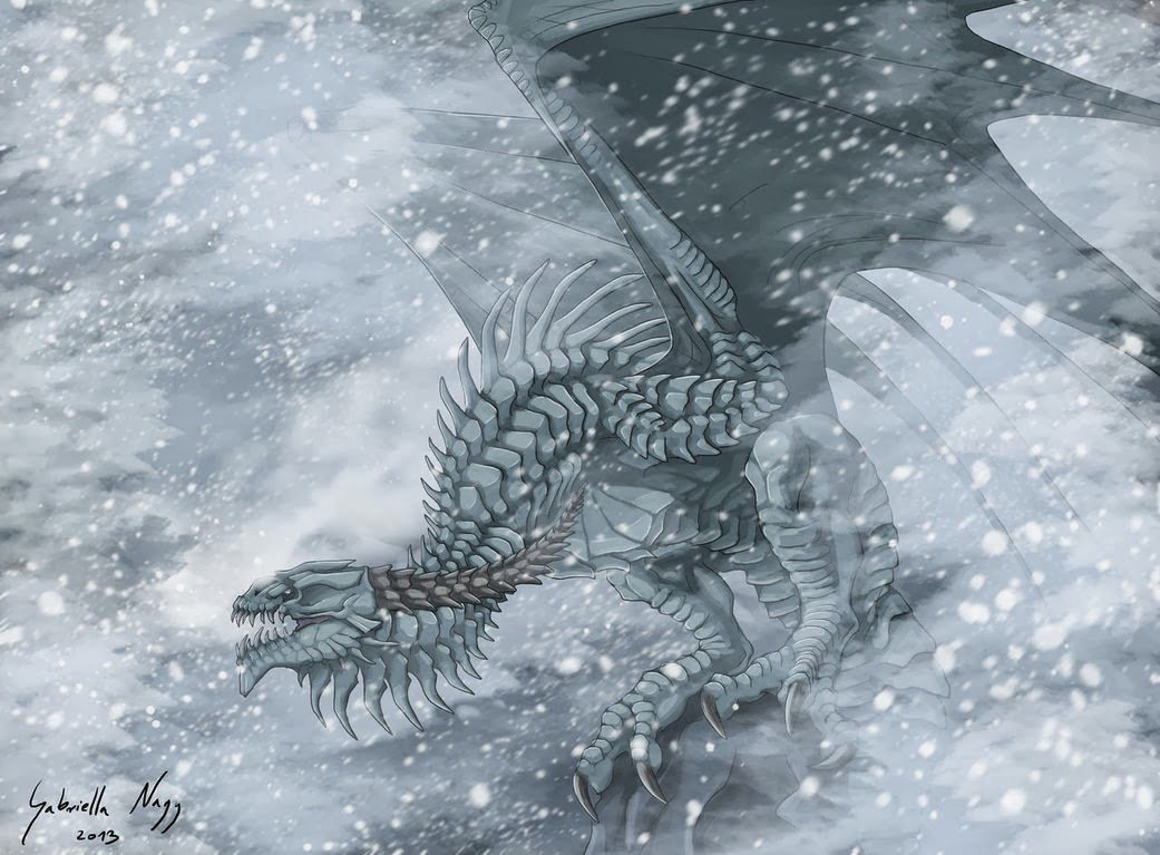 Снежный дракон. Зимний дракон. Снежный дракон арт. Дракон в снегу.