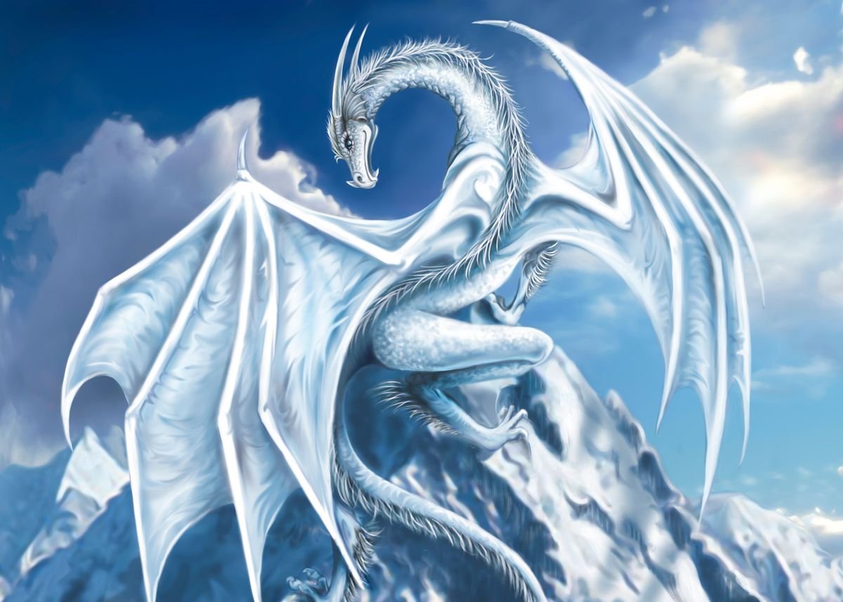 Снежный дракон читать полностью. Лазурный дракон Сейрю. Белый дракон. Красивый дракон. Дракон воздуха.