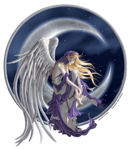 Арт ангела полумесяца