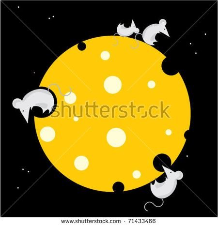 Луна похожа на сыр