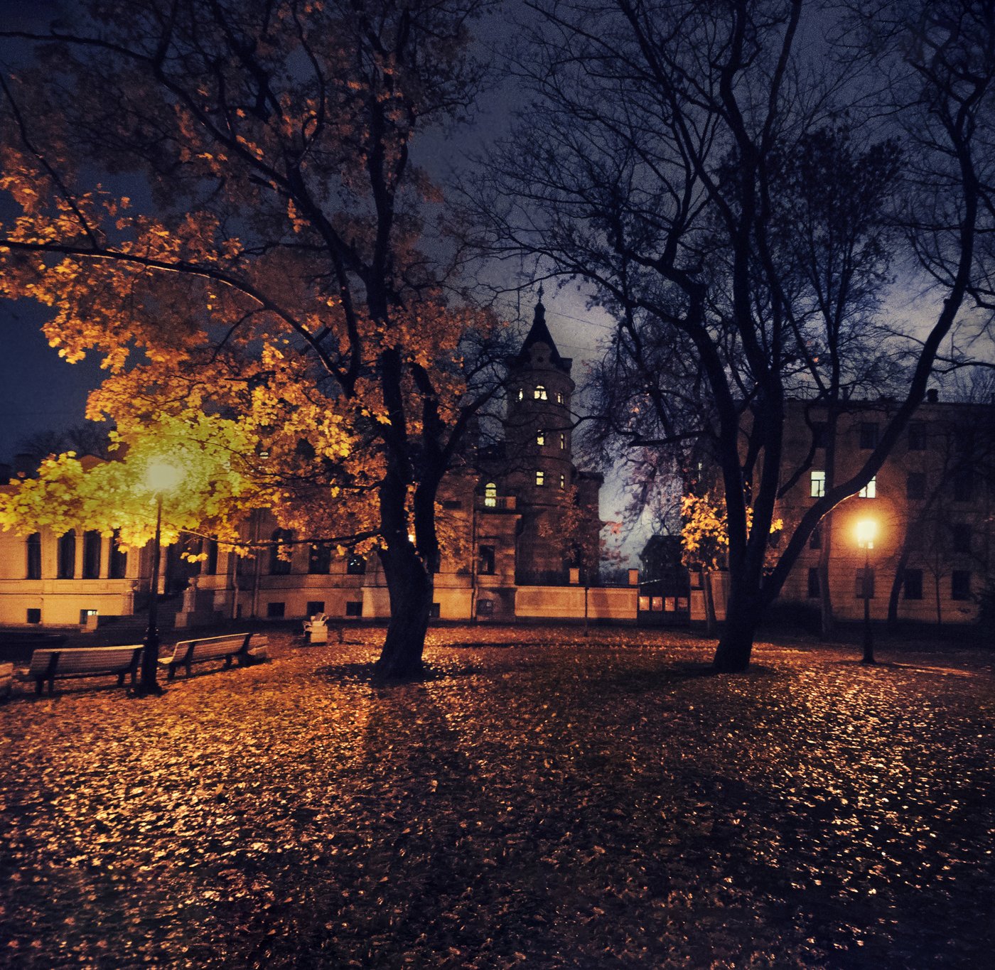 Город тихие вечера. Осенний город. Осень в городе. Ночь осень город. Ночь осенью.