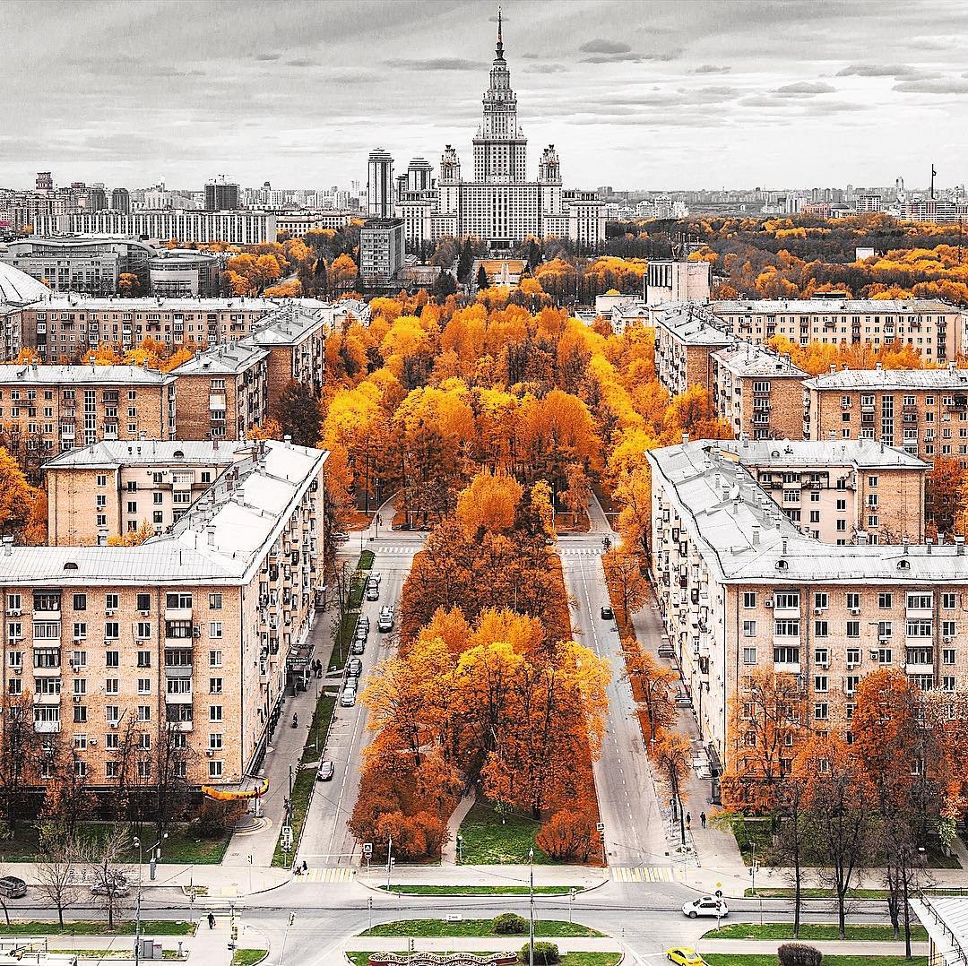 красивые картинки москвы фото осенью